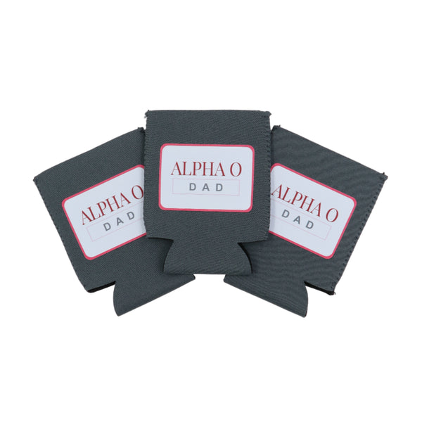 Alpha Omicron Pi Dad Can Coozie