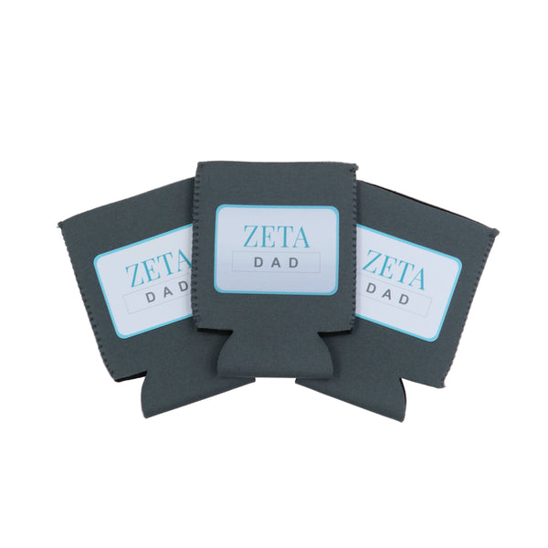 Zeta Tau Alpha Dad Can Coozie
