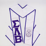 Graduation Stole with Letters And Shield with Trim