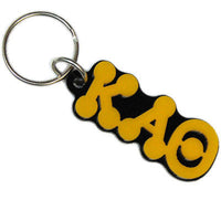 Kappa Alpha Theta Bubble Letters Keychain