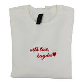 Kappa Delta With Love Crewneck