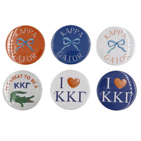 Kappa Kappa Gamma 2025 Printed Buttons