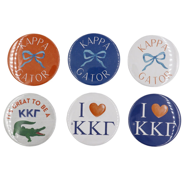 Kappa Kappa Gamma 2025 Printed Buttons