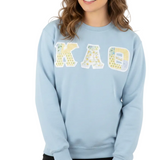 Kappa Alpha Theta Patchwork Gilden Crewneck