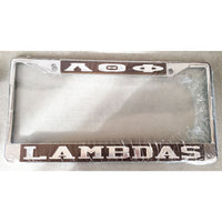 Lambda Theta Phi LAMBDAS License Frame