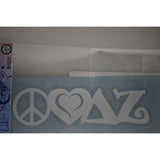 Delta Zeta Vinyl Decal - Discontinued