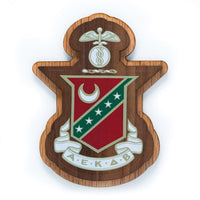 Kappa Sigma Large Wood Crest