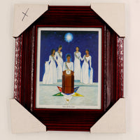 Order of the Eastern Star Wooden Frame