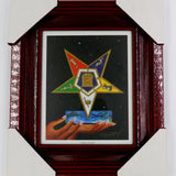 Order of the Eastern Star Wooden Frame