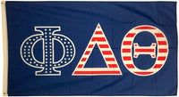 Phi Delta Theta American Flag Letter Flag