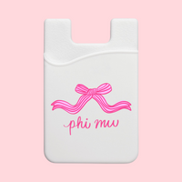 Phi Mu Bow Koala Pouch