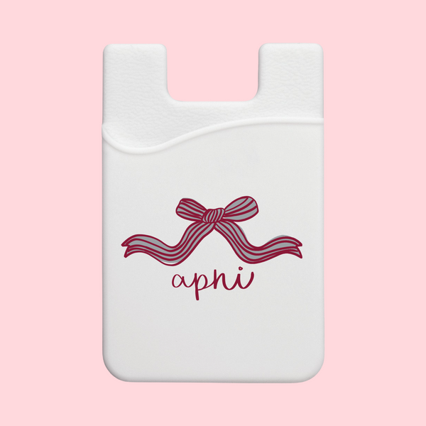 Alpha Phi Bow Koala Pouch