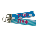 Pi Beta Phi Pastel FOB Keychain