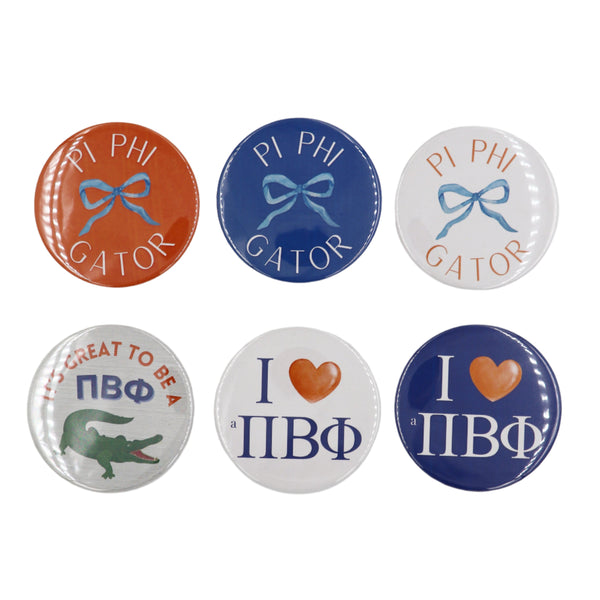 Pi Beta Phi 2025 Printed Buttons