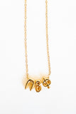 Pi Beta Phi Bubble Letter Necklace