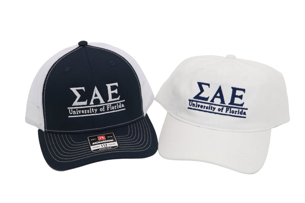 Sigma Alpha Epsilon Game Day Traditional Greek Hat