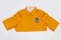 Sigma Gamma Rho Gold Ladies Long Sleeve Easy Care Shirt - Discontinued