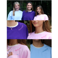 Sorority Side Script Crewneck