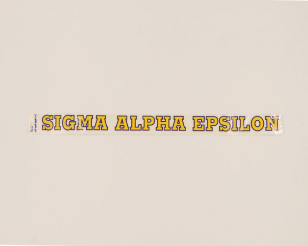 Sigma Alpha Epsilon Horizontal Decal