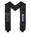 Graduation Stole with Letters And Class Of ....