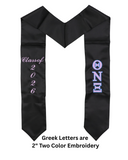 Graduation Stole with Letters And Class Of ....