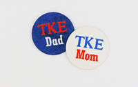 Tau Kappa Epsilon Mom/Dad Embroidered Button