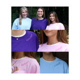 Zeta Tau Alpha Script Crewneck