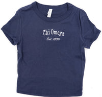 Chi Omega Classic Baby Tee