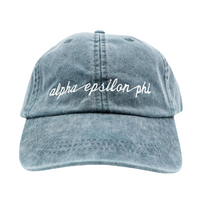 Alpha Epsilon Phi Script hat