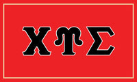 Chi Upsilon Sigma Letter Flag