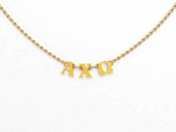 Alpha Chi Omega Phoebe Greek Necklace