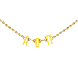 Alpha Omicron Pi Phoebe Greek Necklace