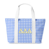 Delta Delta Delta Gingham Tote Bag