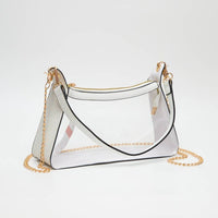 Clear Game Day Bag with Chain Strap