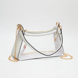 Clear Game Day Bag with Chain Strap