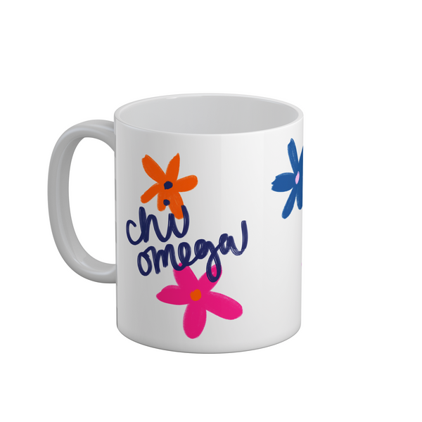 Chi Omega Bloom Mug