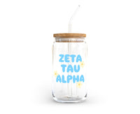 Zeta Tau Alpha Cup with Yellow Flowers