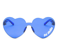 Delta Delta Delta Heart Shaped Sunglasses