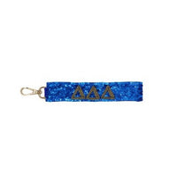 Delta Delta Delta Sequin Wristlet