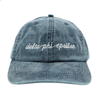Delta Phi Epsilon Script Hat