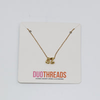 Delta Zeta Bubble Letter Necklace