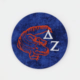 Delta Zeta Gator Mascot Game Day Embroidered Button