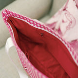 Alpha Phi Gingham Tote Bag