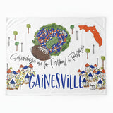 Gainesville Saturdays Game Day Fleece Blanket