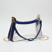 Clear Game Day Bag with Chain Strap