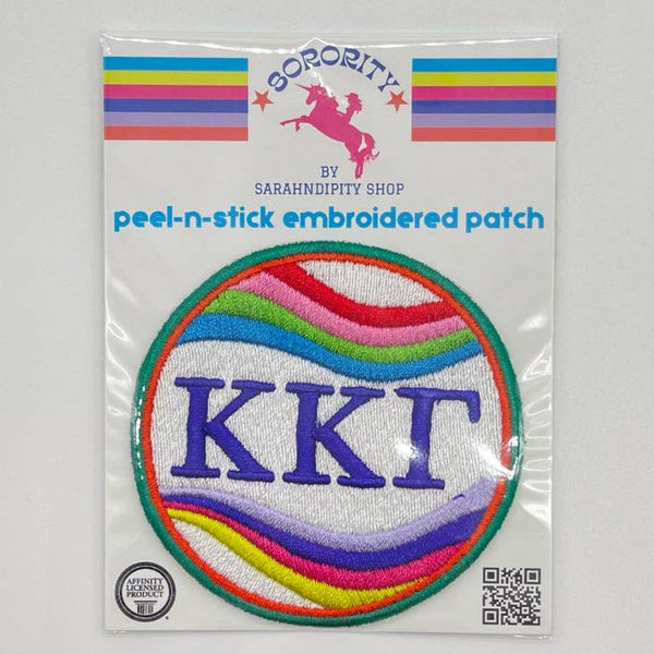 Kappa Kappa Gamma Colorful Peel & Stick Patch