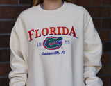 Florida Gator Uscape Bone Crewneck