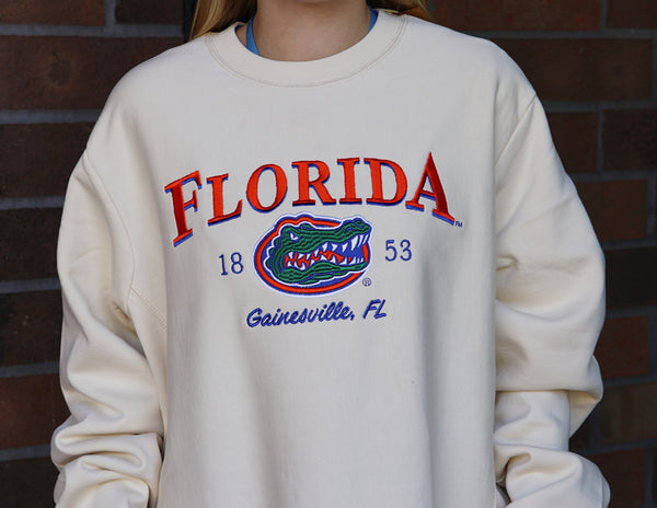 Florida Gator Uscape Bone Crewneck