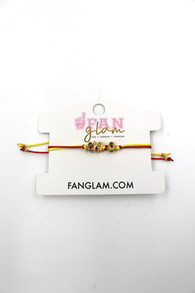 Chi Omega Bubble Bracelet