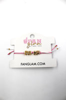 Phi Mu Bubble Bracelet
